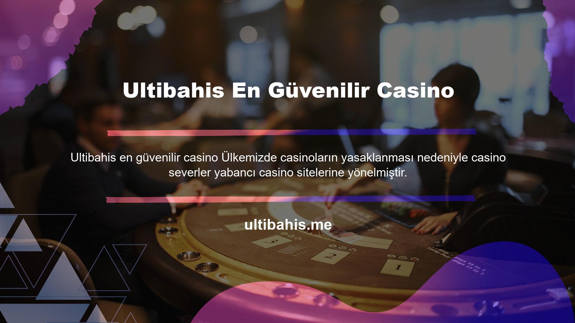 Bu konumlandırma sayesinde ülkemizde yüzden fazla canlı casino sitesi faaliyet göstermeye başlamıştır